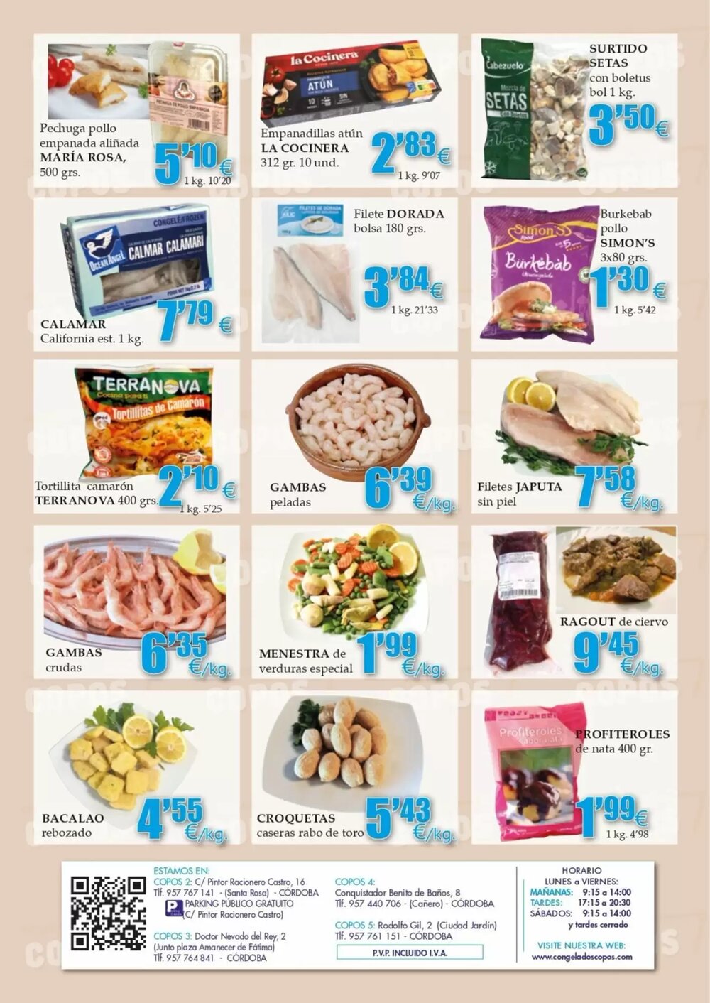 Folleto promocional de Congelados Copos válido desde el 19/02/2026 - Página 2.