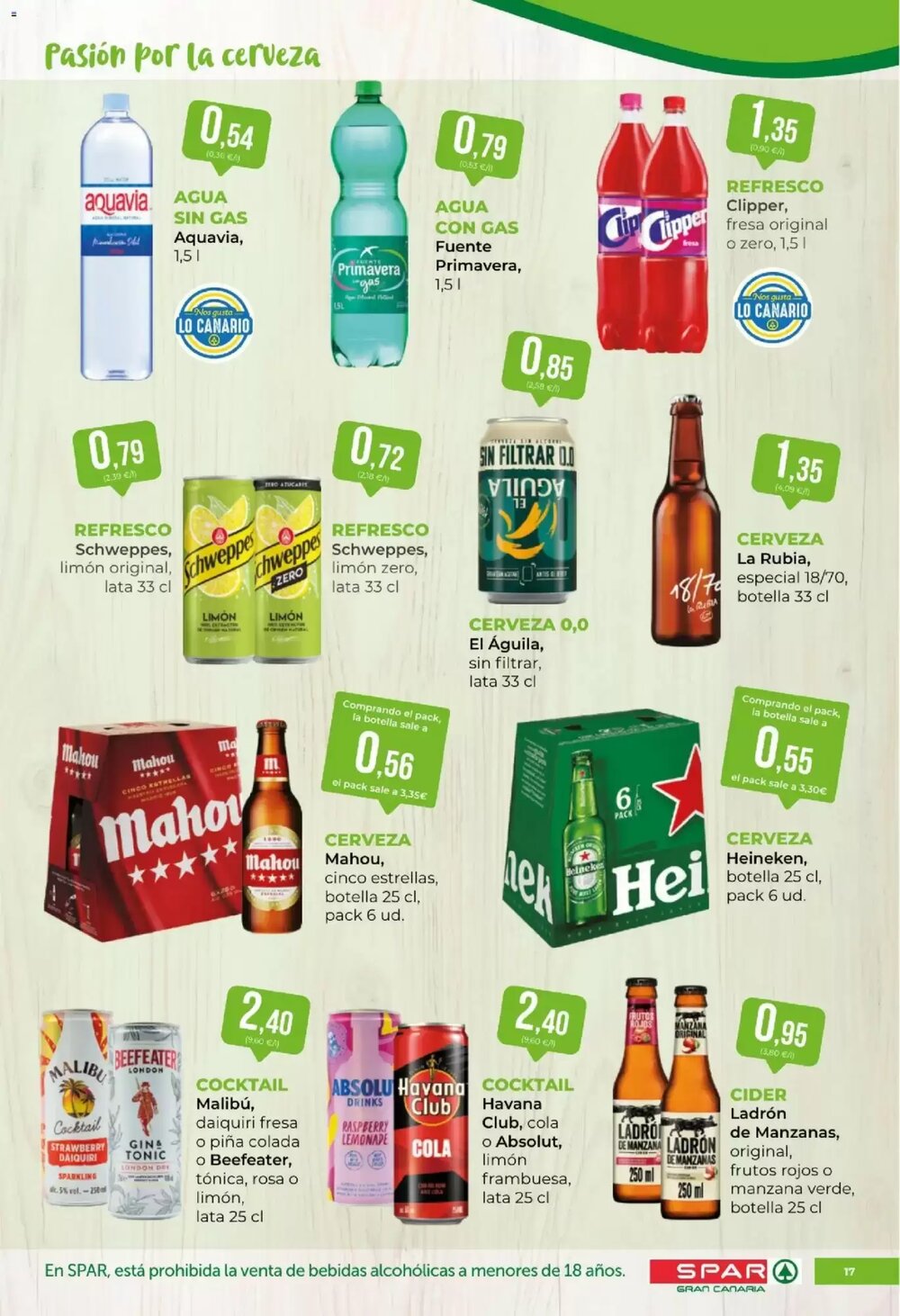 Folleto promocional de SPAR Gran Canaria válido desde el 20/02/2026 - Página 17.