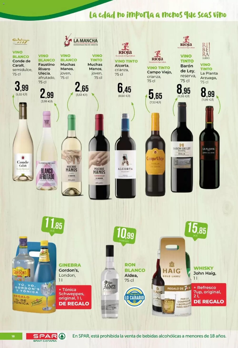 Folleto promocional de SPAR Gran Canaria válido desde el 20/02/2026 - Página 18.