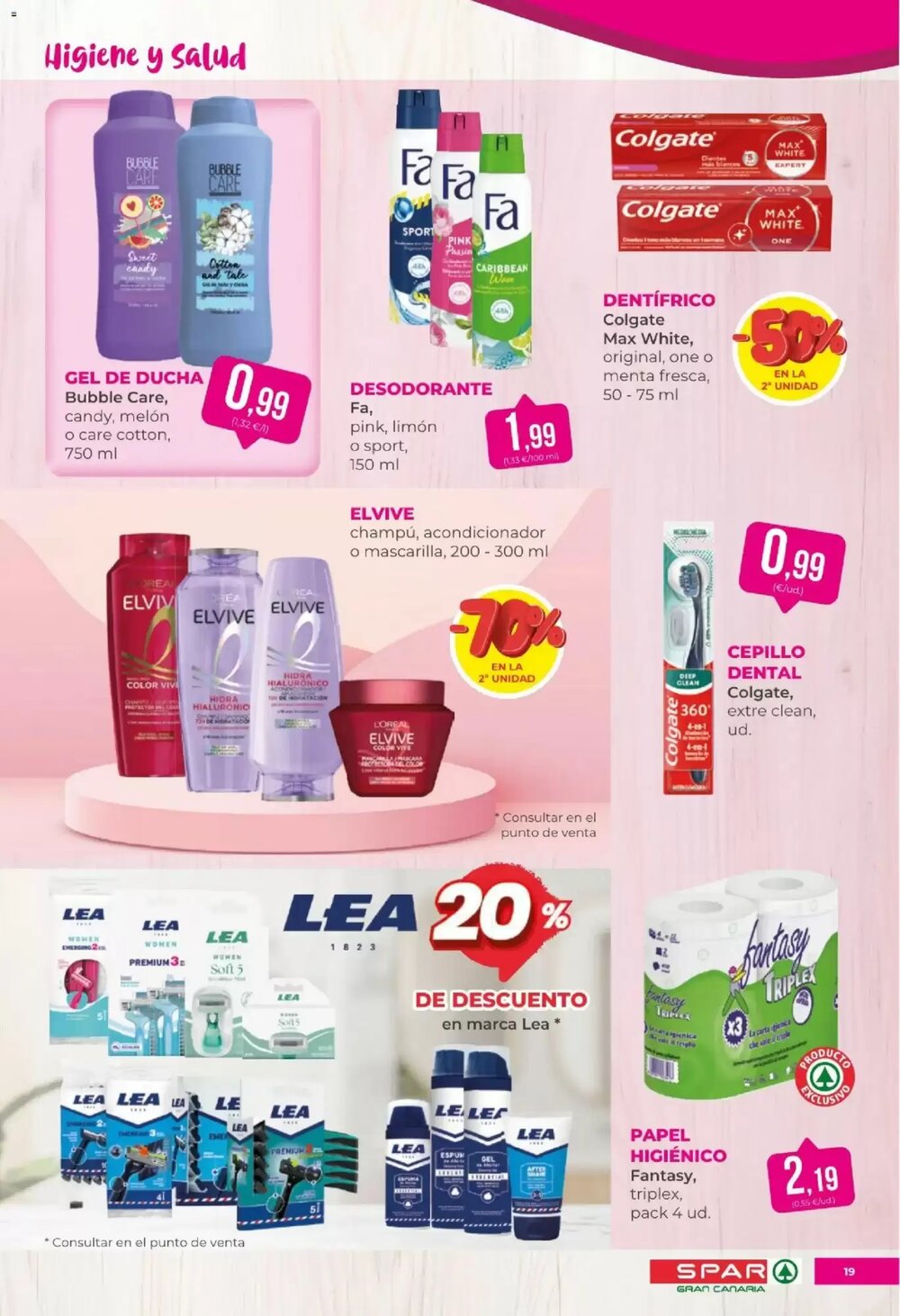 Folleto promocional de SPAR Gran Canaria válido desde el 20/02/2026 - Página 19.