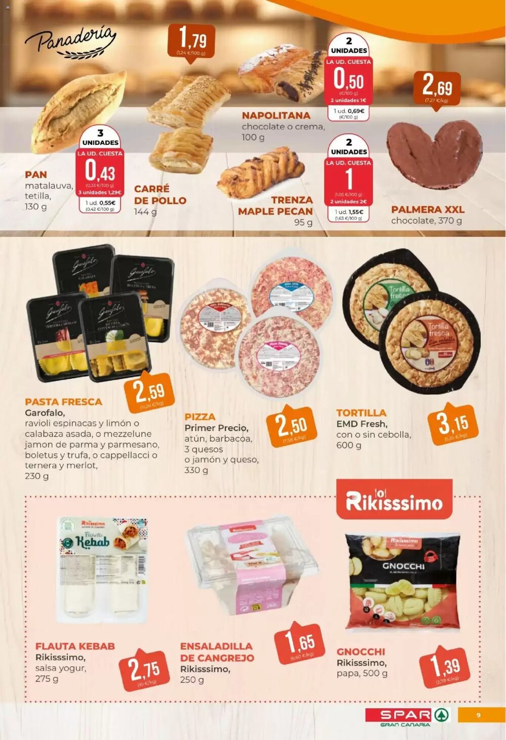 Folleto promocional de SPAR Gran Canaria válido desde el 20/02/2026 - Página 9.