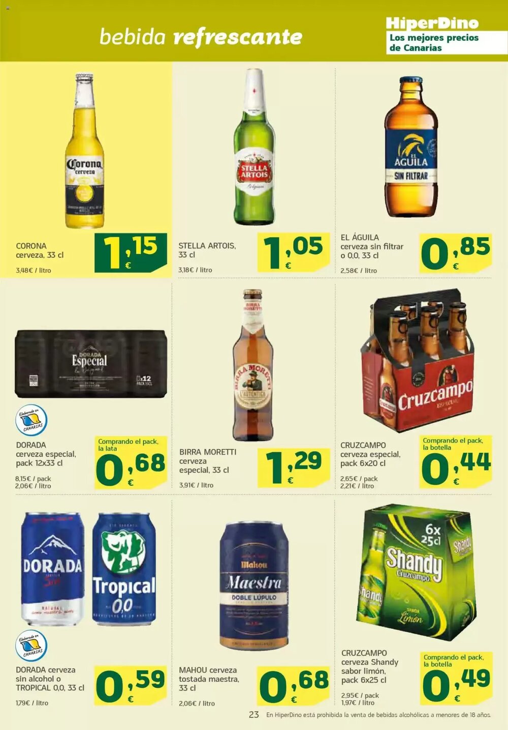 Folleto promocional de HiperDino válido desde el 24/02/2026 - Página 23.