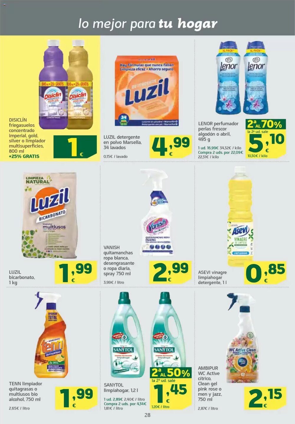 Folleto promocional de HiperDino válido desde el 24/02/2026 - Página 28.