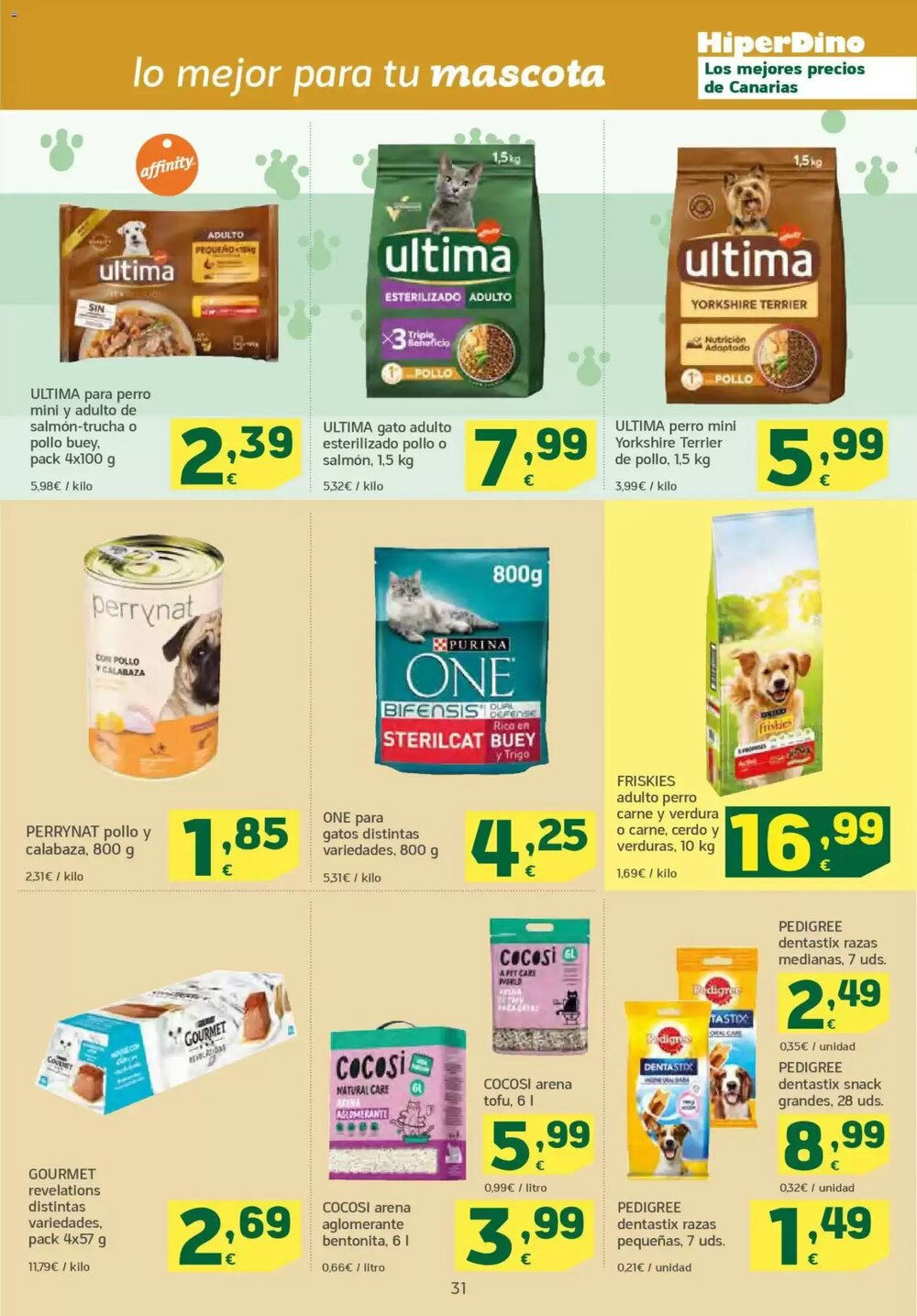 Folleto promocional de HiperDino válido desde el 24/02/2026 - Página 31.