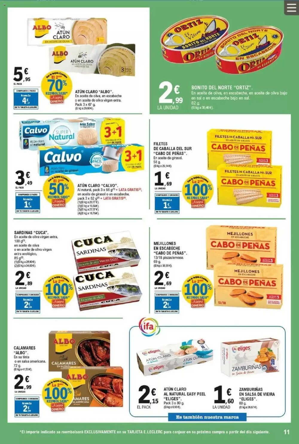 Folleto promocional de E.Leclerc válido desde el 25/02/2026 - Página 11.