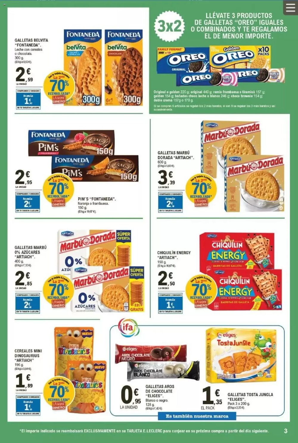 Folleto promocional de E.Leclerc válido desde el 25/02/2026 - Página 3.