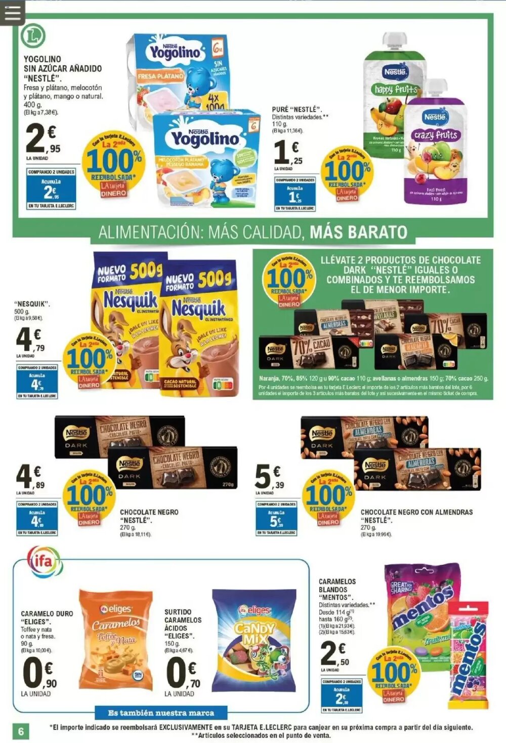 Folleto promocional de E.Leclerc válido desde el 25/02/2026 - Página 6.