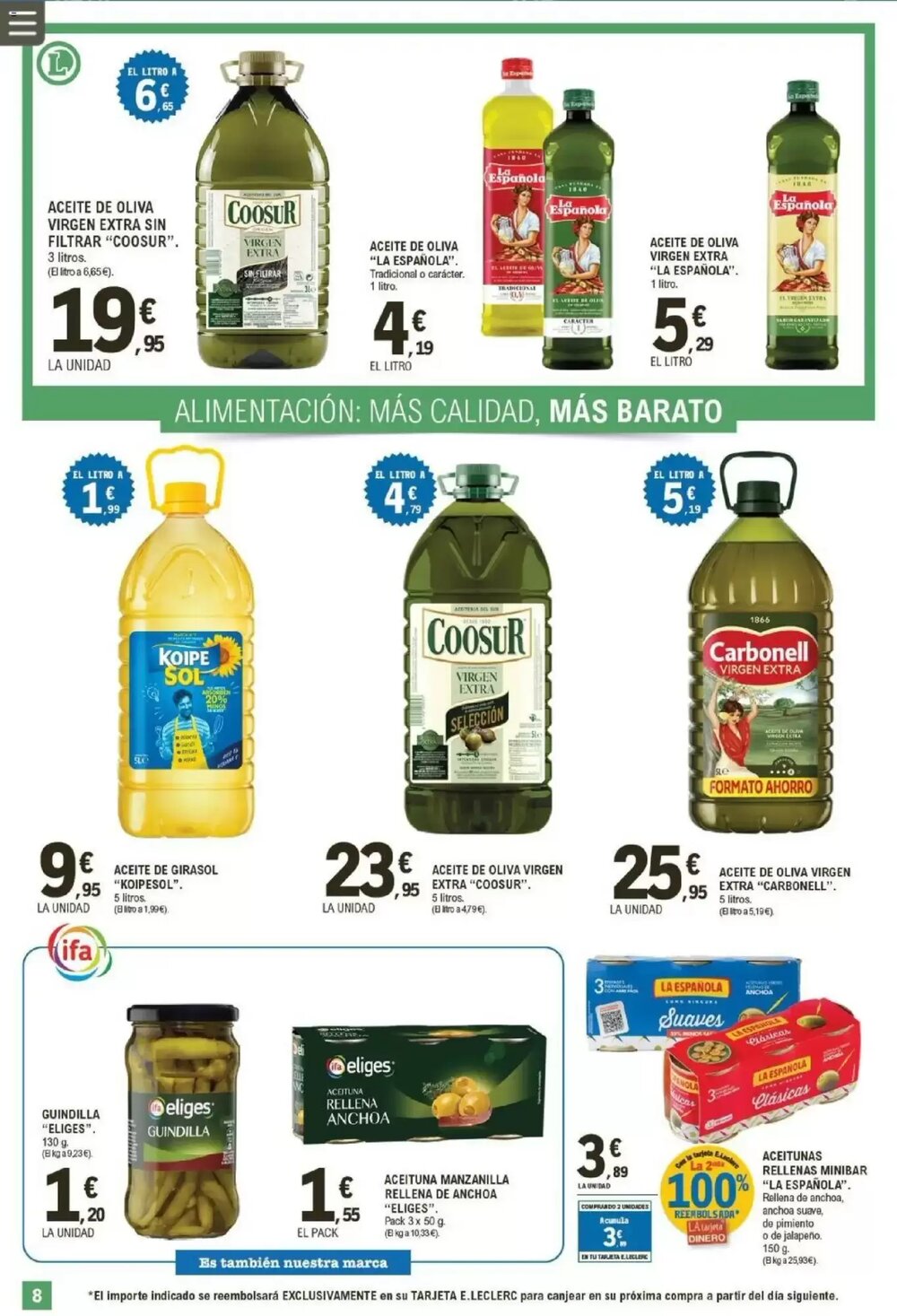 Folleto promocional de E.Leclerc válido desde el 25/02/2026 - Página 8.