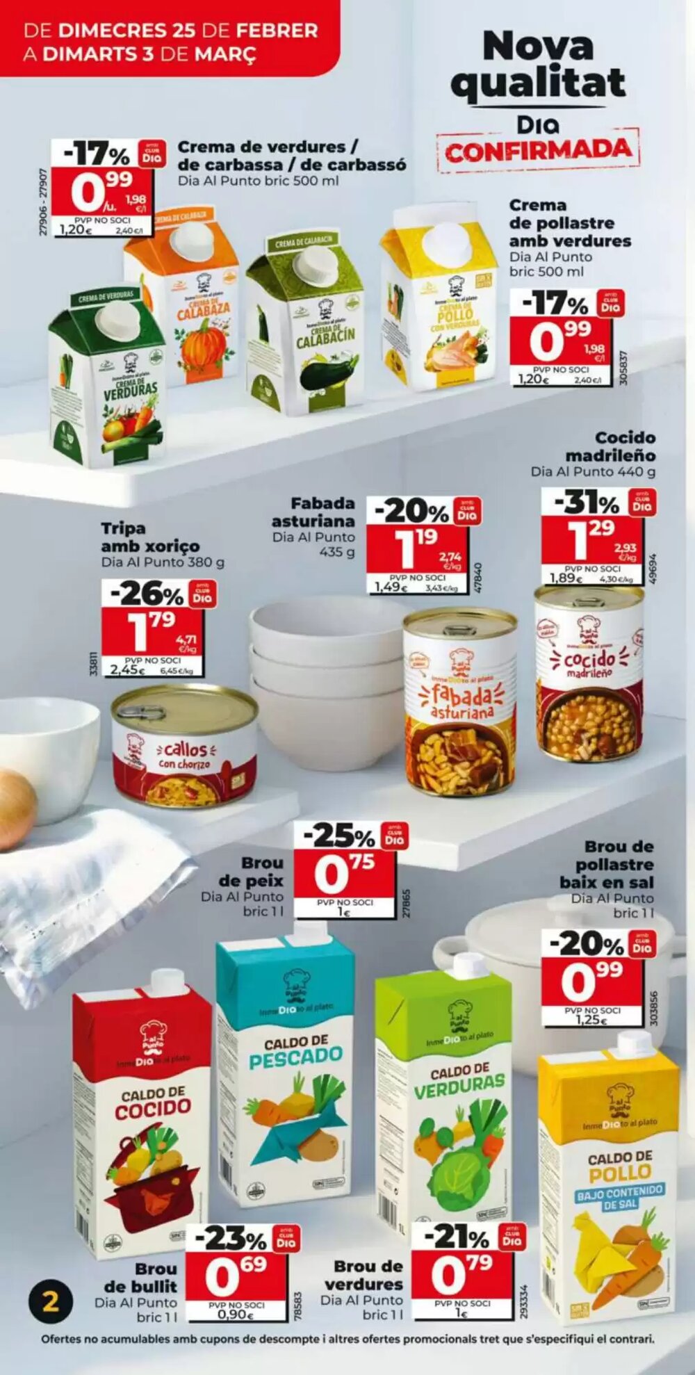 Folleto promocional de Dia válido desde el 25/02/2026 - Página 2.