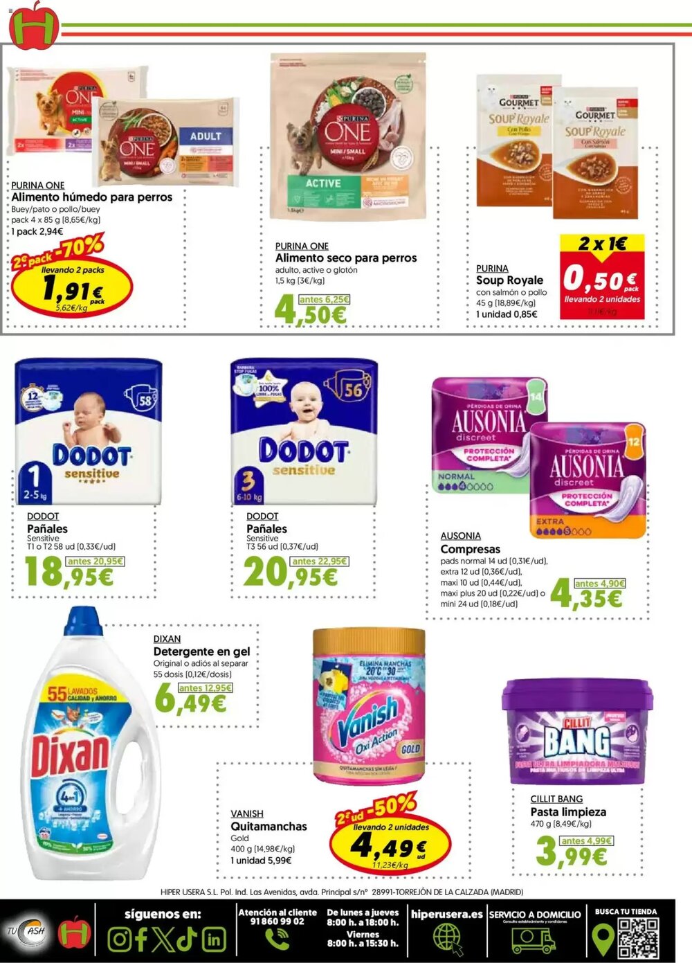 Folleto promocional de Hiper Usera válido desde el 25/02/2026 - Página 16.