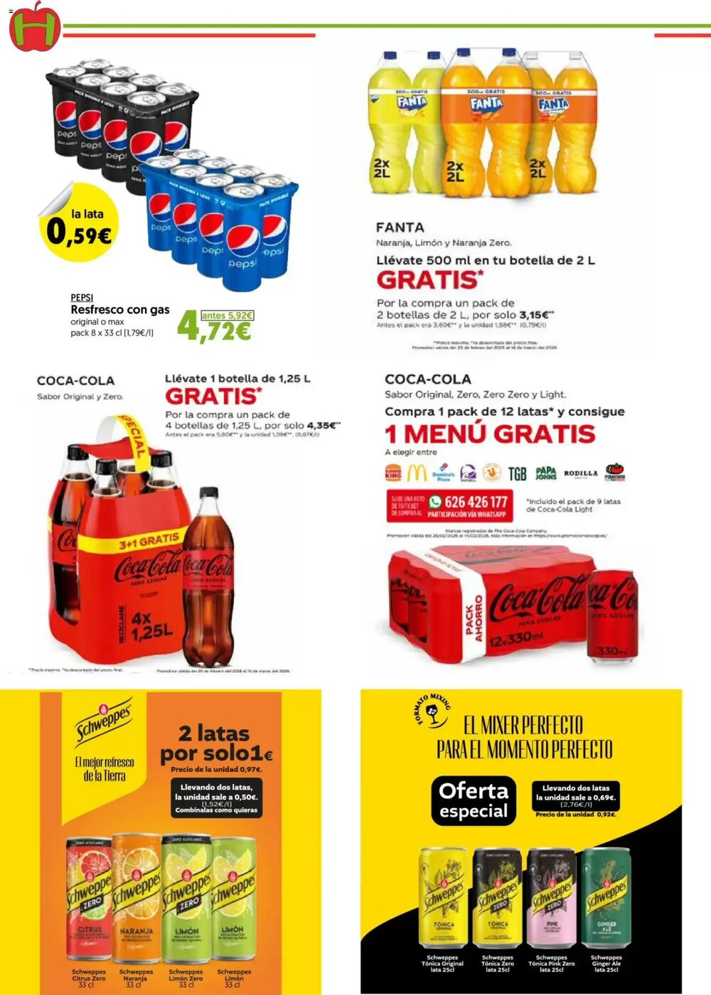 Folleto promocional de Hiper Usera válido desde el 25/02/2026 - Página 8.