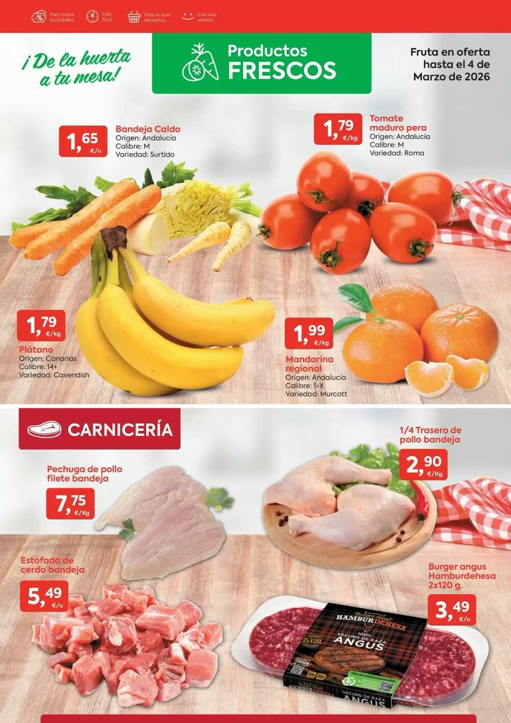 Folleto promocional de Suma Supermercados válido desde el 25/02/2026 - Página 3.
