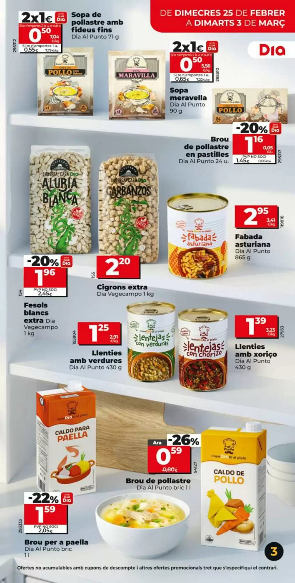 Folleto promocional de Dia válido desde el 25/02/2026 - Página 3.