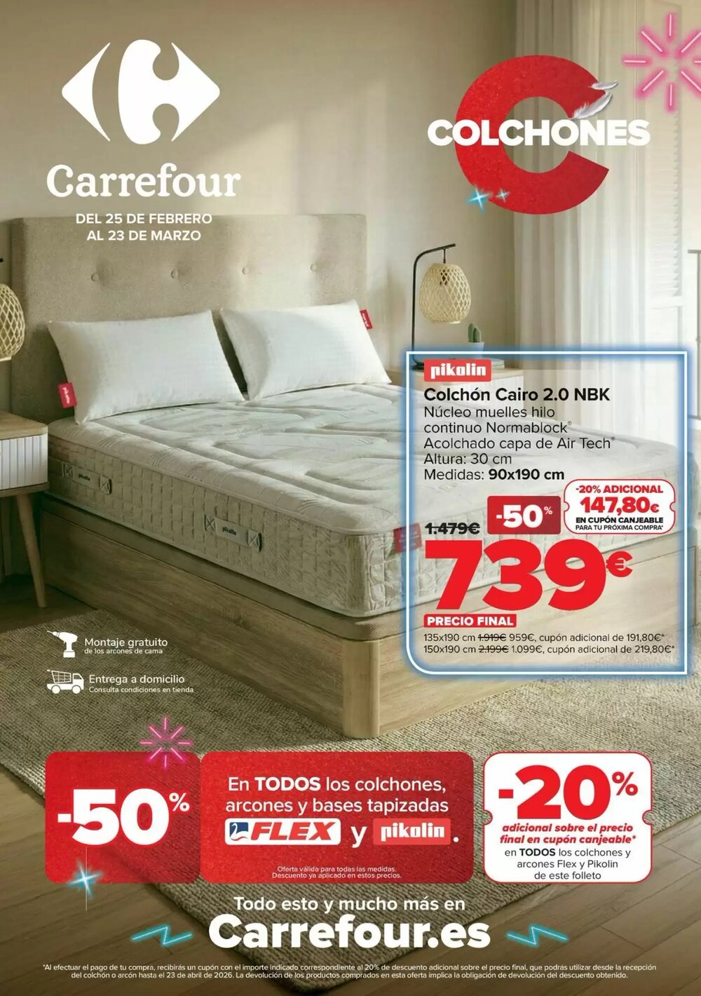Folleto promocional de Carrefour válido desde el 25/02/2026 - Página 1.
