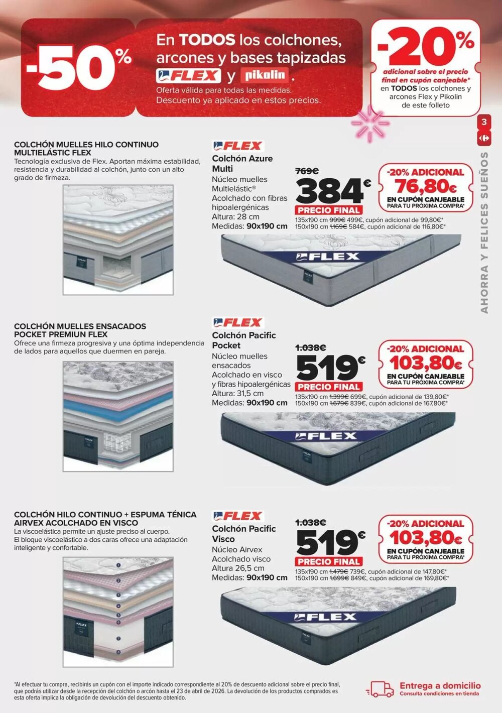 Folleto promocional de Carrefour válido desde el 25/02/2026 - Página 3.