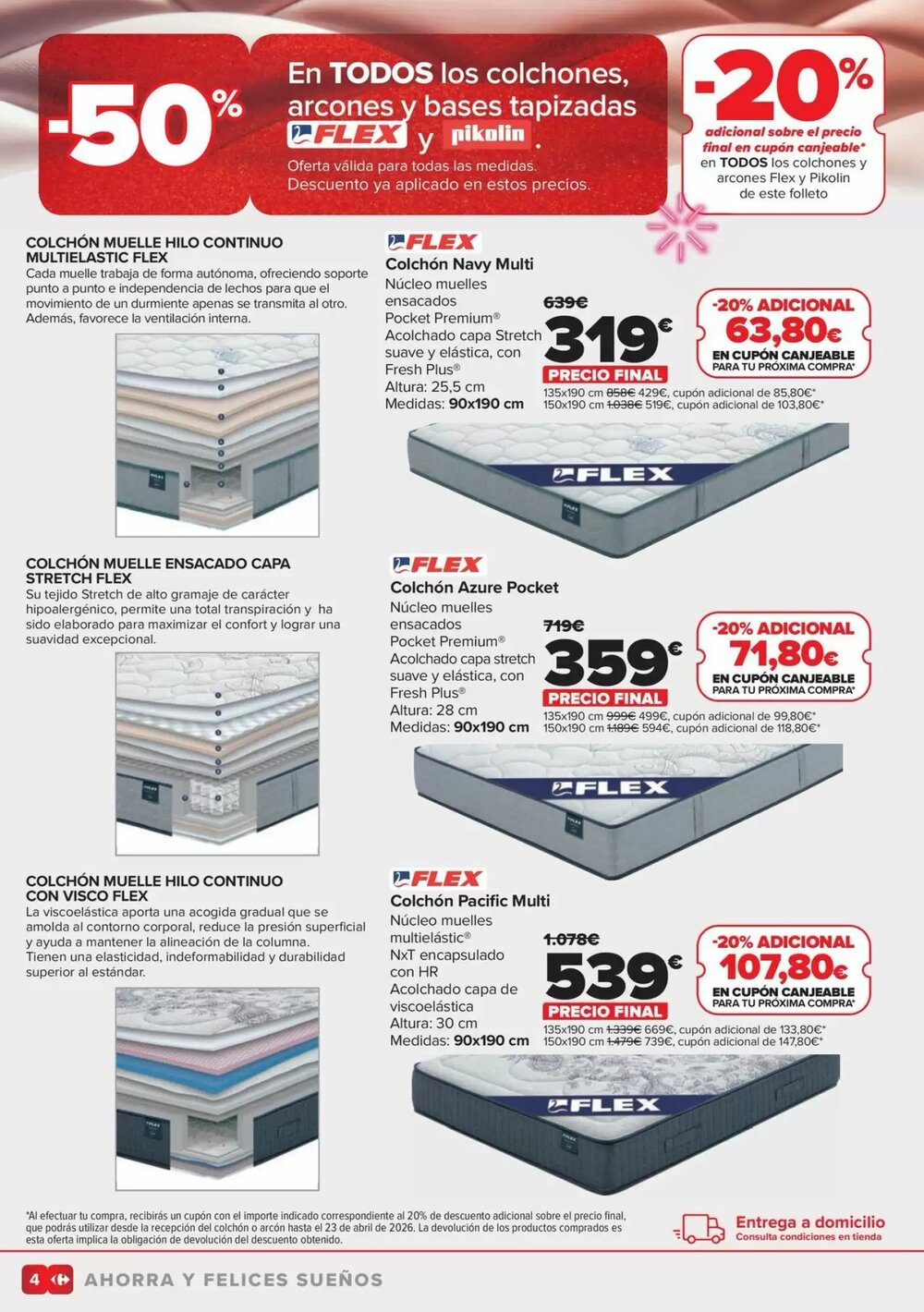 Folleto promocional de Carrefour válido desde el 25/02/2026 - Página 4.