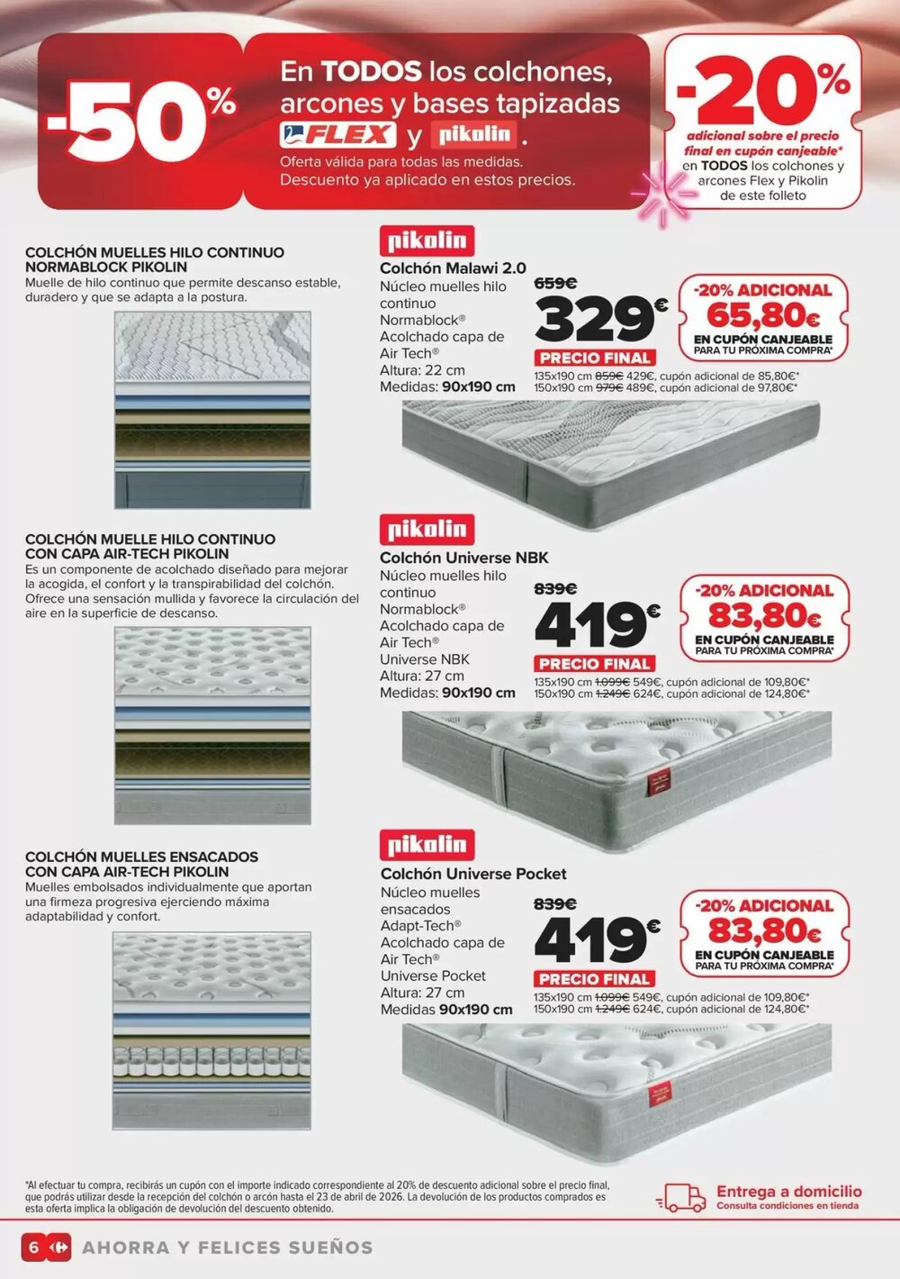Folleto promocional de Carrefour válido desde el 25/02/2026 - Página 6.