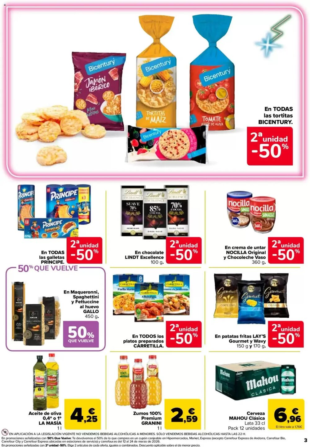 Folleto promocional de Carrefour válido desde el 25/02/2026 - Página 3.