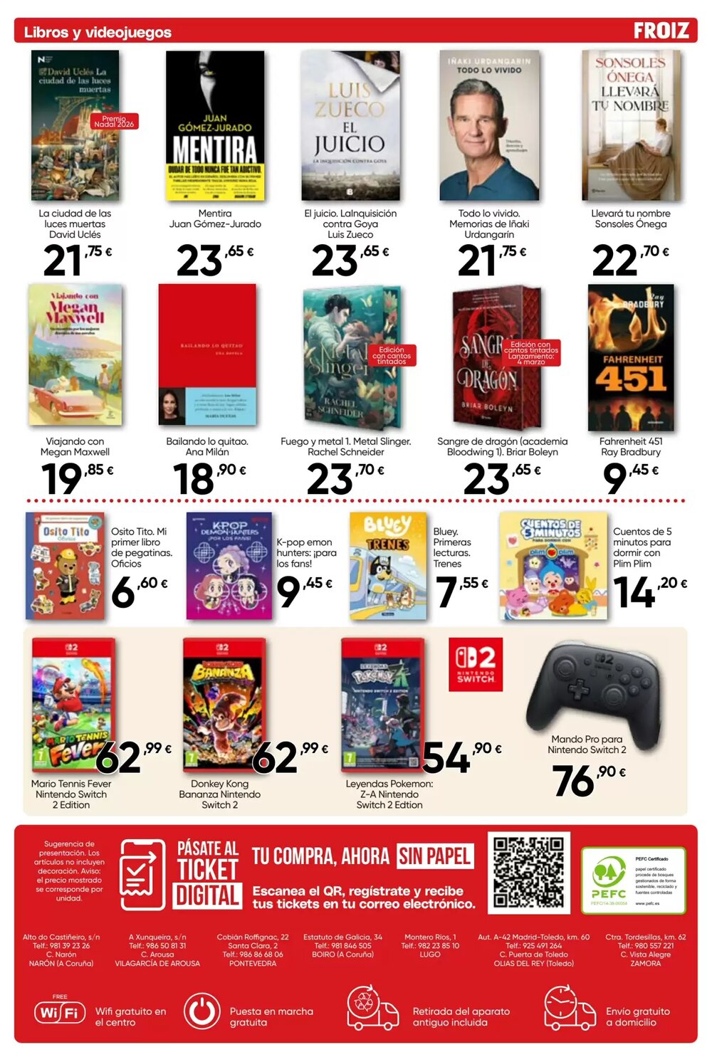 Folleto promocional de FROIZ válido desde el 25/02/2026 - Página 12.