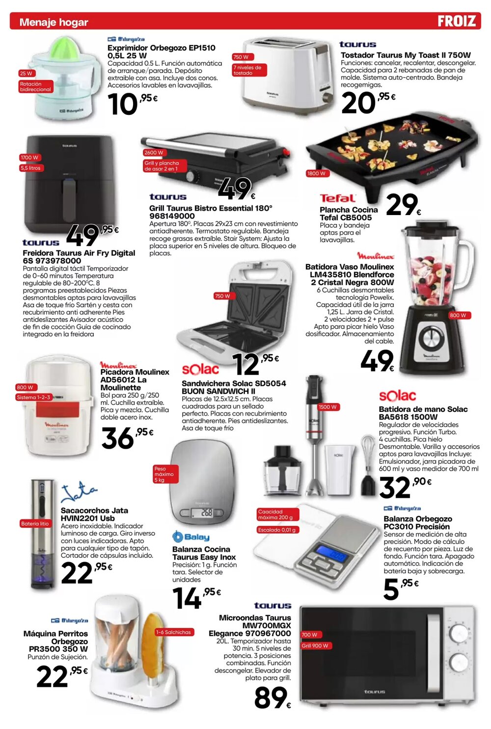 Folleto promocional de FROIZ válido desde el 25/02/2026 - Página 7.