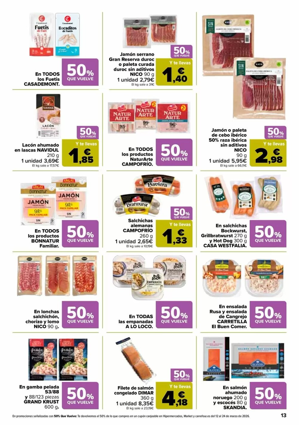 Folleto promocional de Carrefour válido desde el 25/02/2026 - Página 13.