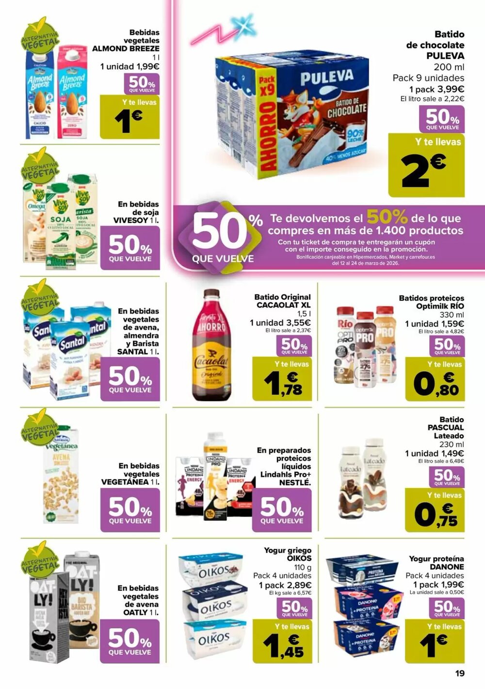 Folleto promocional de Carrefour válido desde el 25/02/2026 - Página 19.
