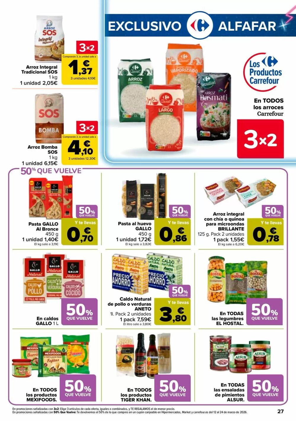 Folleto promocional de Carrefour válido desde el 25/02/2026 - Página 27.