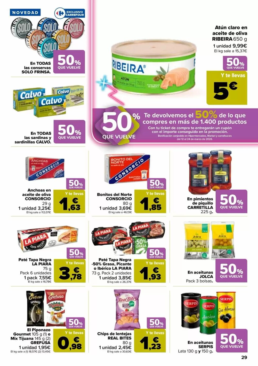 Folleto promocional de Carrefour válido desde el 25/02/2026 - Página 29.