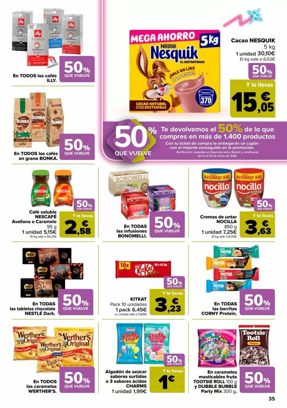 Folleto promocional de Carrefour válido desde el 25/02/2026 - Página 35.