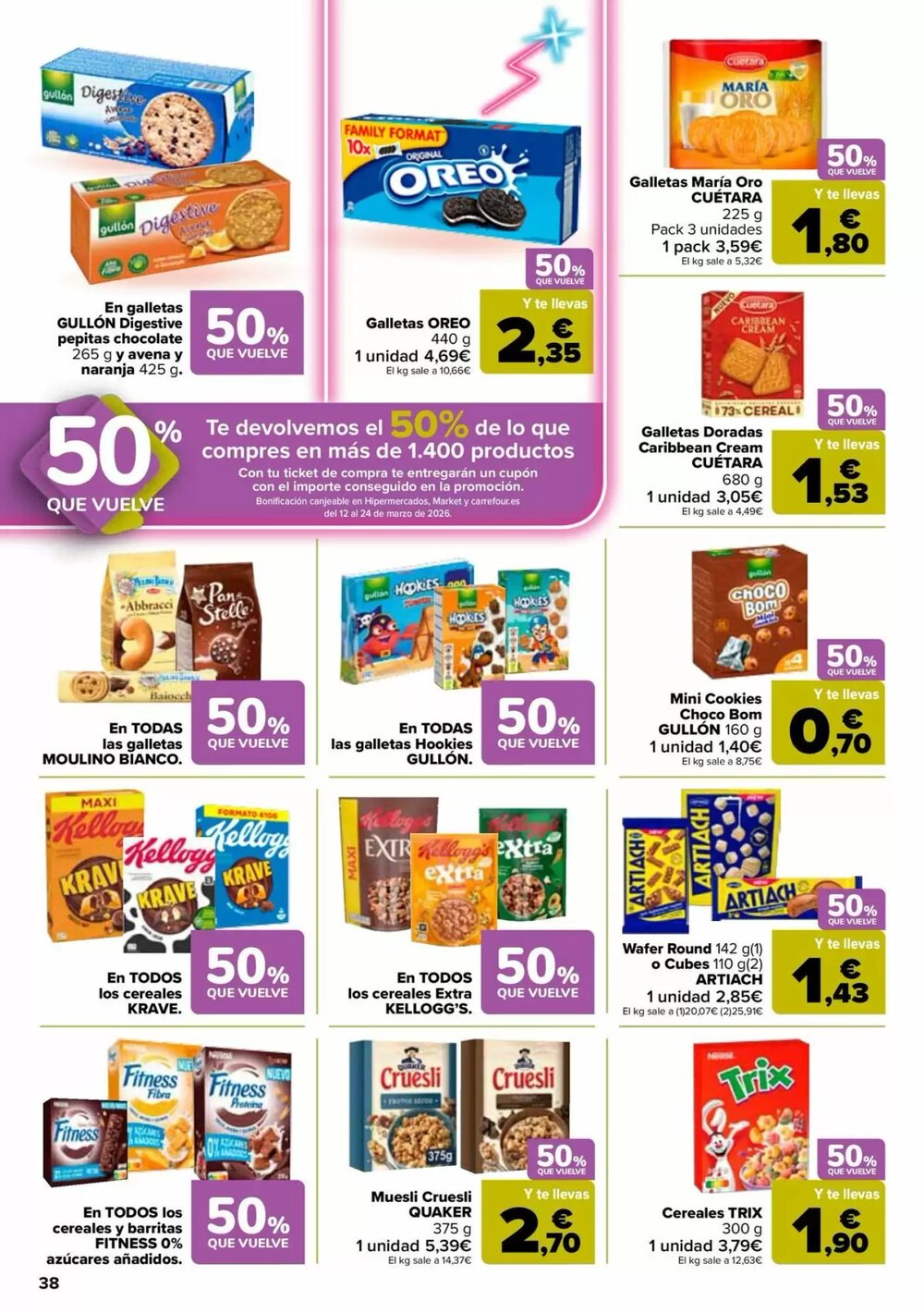 Folleto promocional de Carrefour válido desde el 25/02/2026 - Página 38.