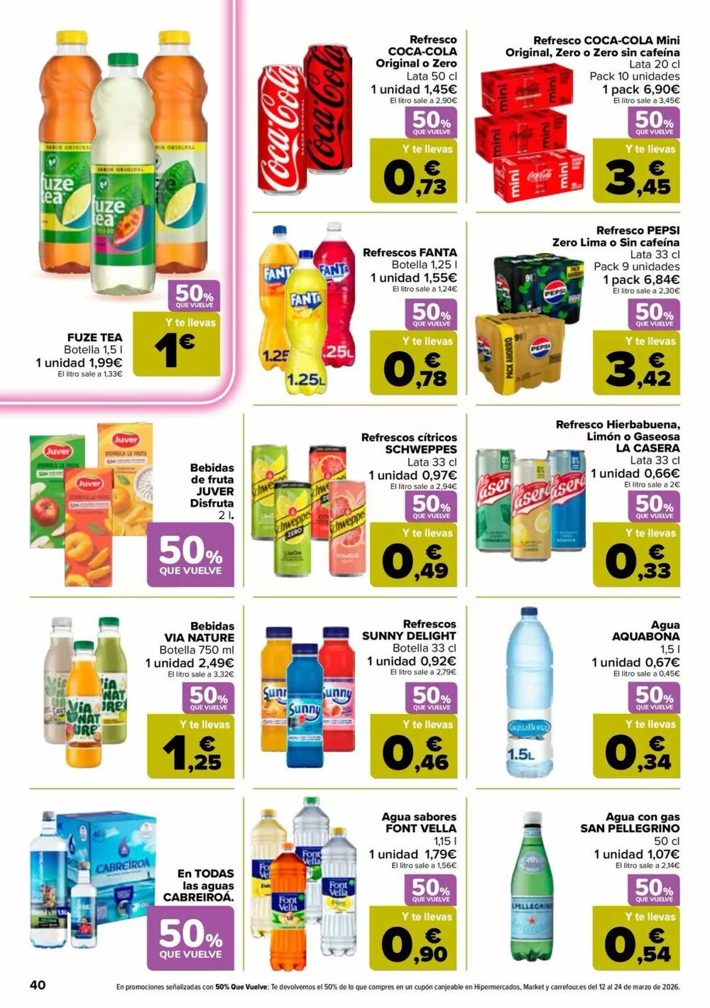 Folleto promocional de Carrefour válido desde el 25/02/2026 - Página 40.