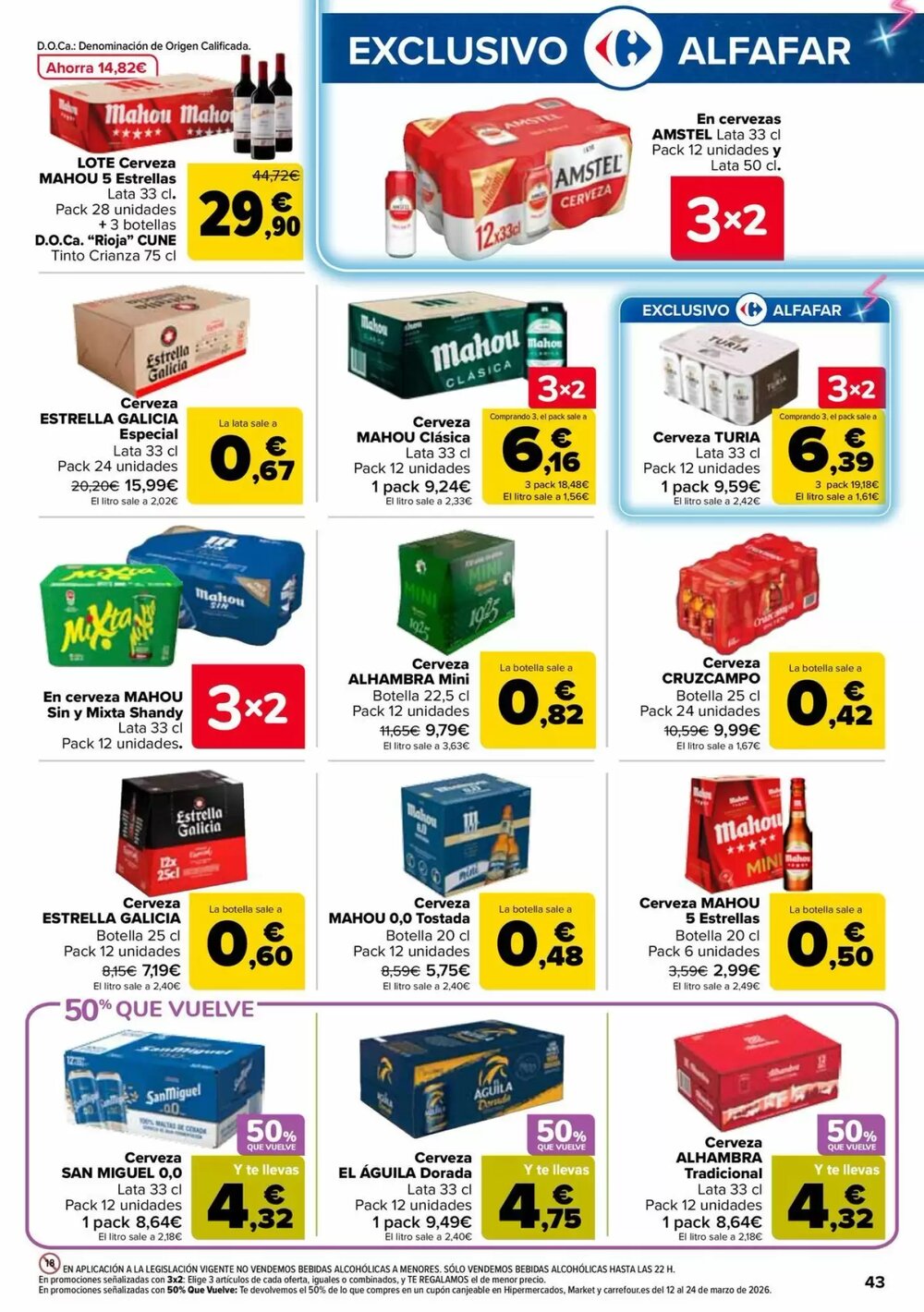 Folleto promocional de Carrefour válido desde el 25/02/2026 - Página 43.