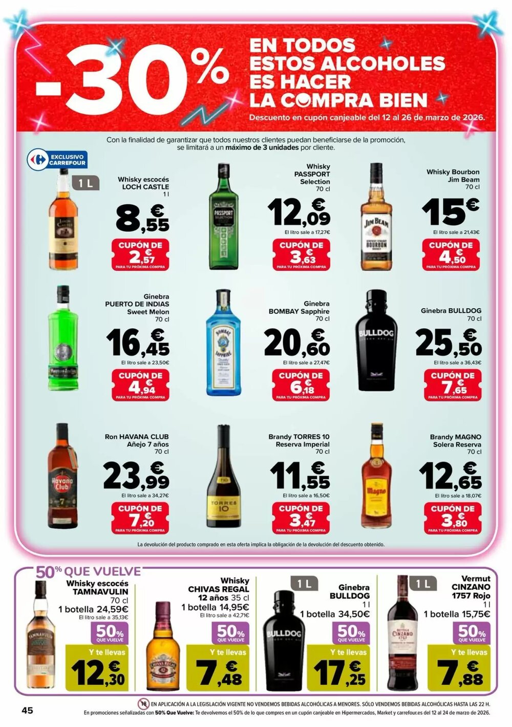 Folleto promocional de Carrefour válido desde el 25/02/2026 - Página 45.