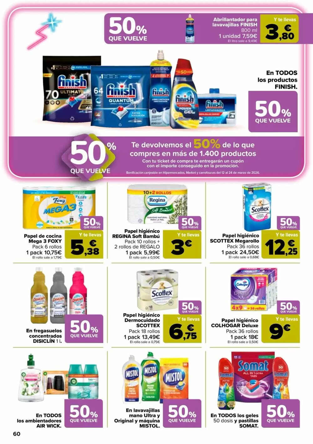 Folleto promocional de Carrefour válido desde el 25/02/2026 - Página 60.