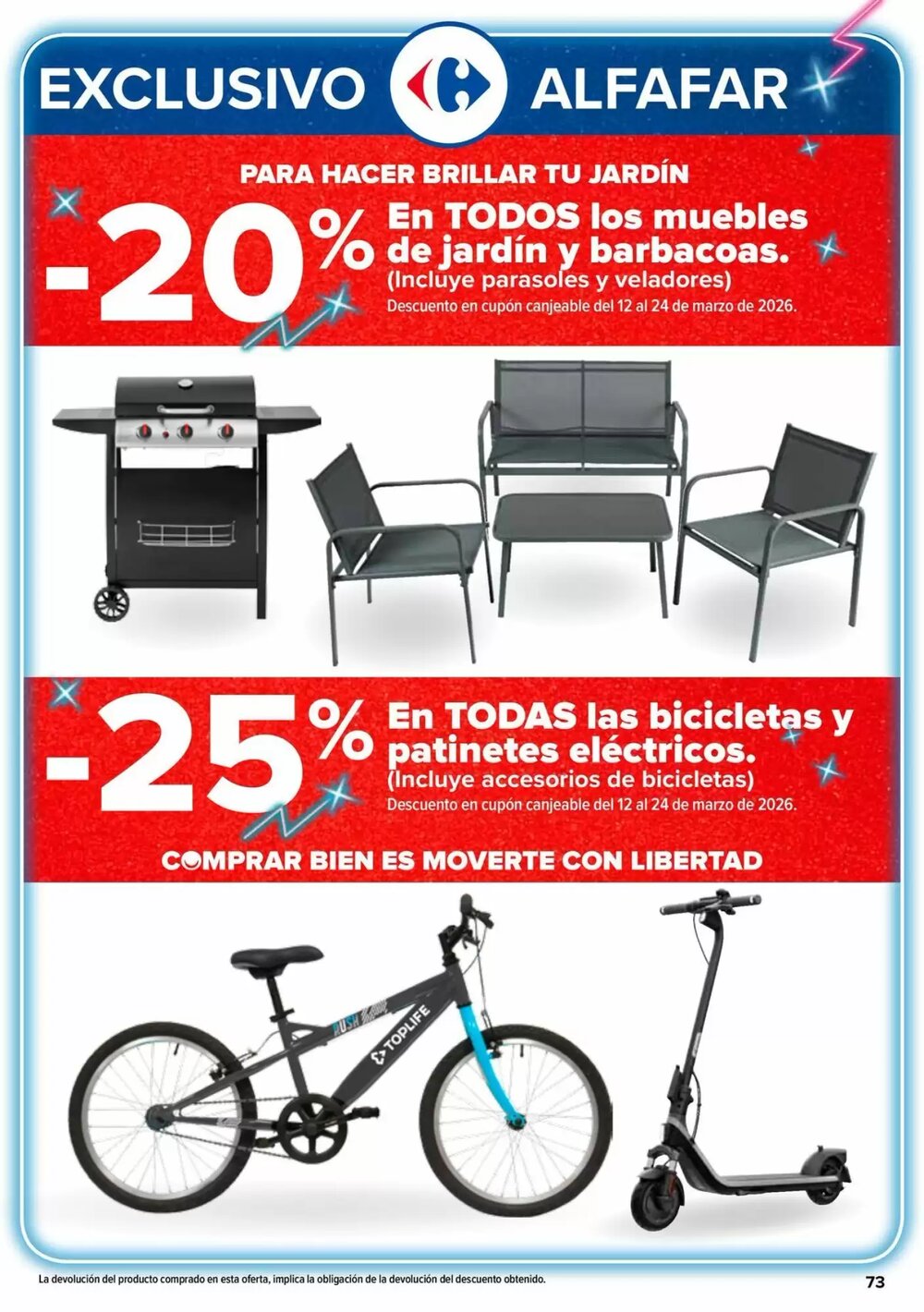 Folleto promocional de Carrefour válido desde el 25/02/2026 - Página 73.
