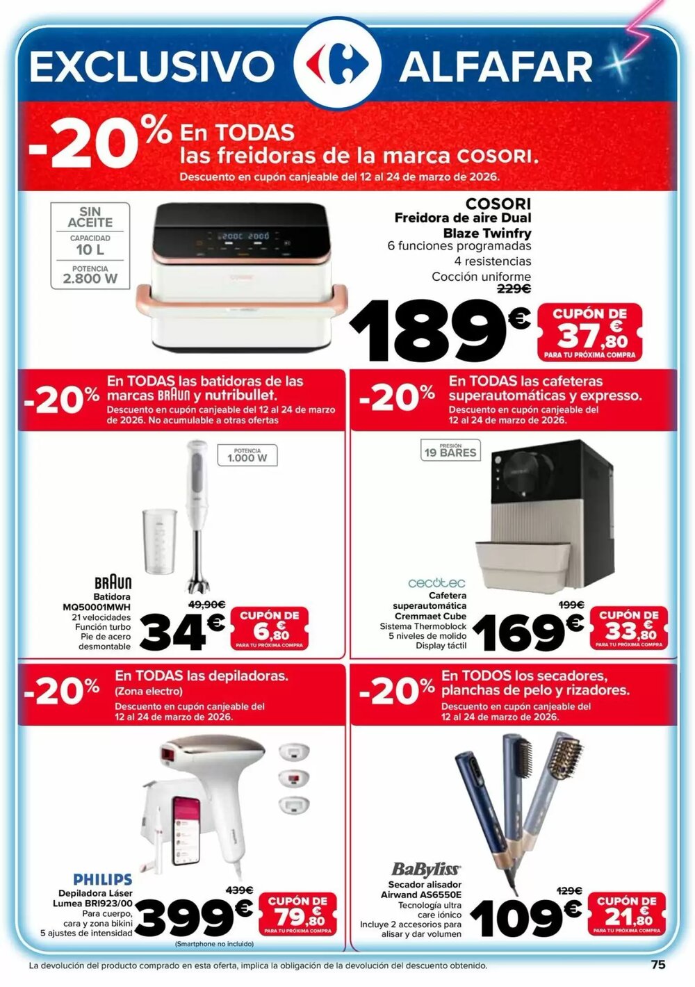 Folleto promocional de Carrefour válido desde el 25/02/2026 - Página 75.