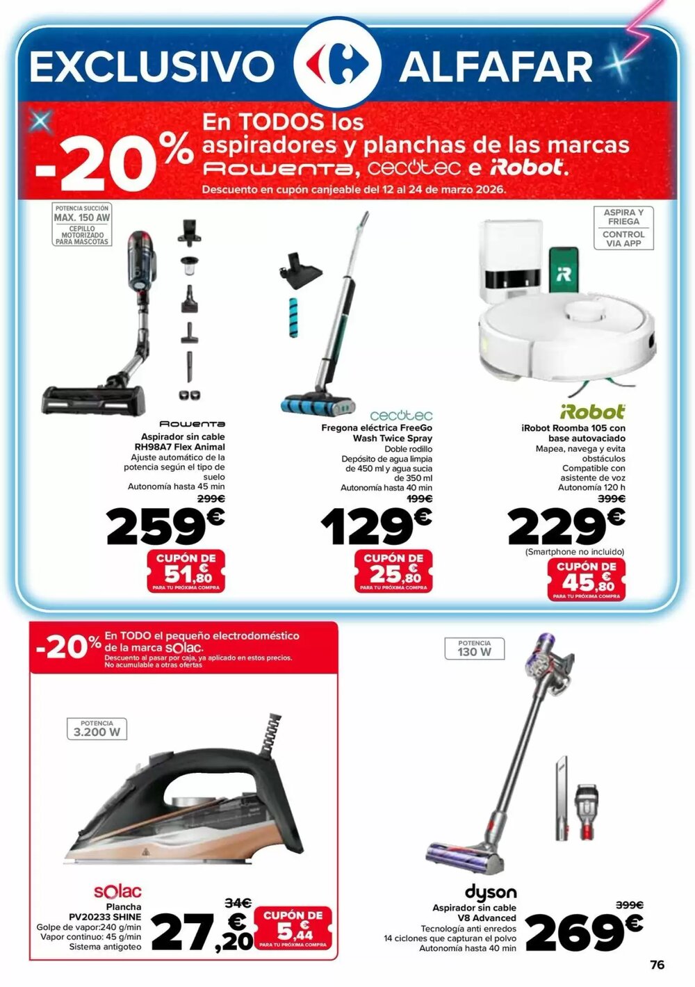 Folleto promocional de Carrefour válido desde el 25/02/2026 - Página 76.