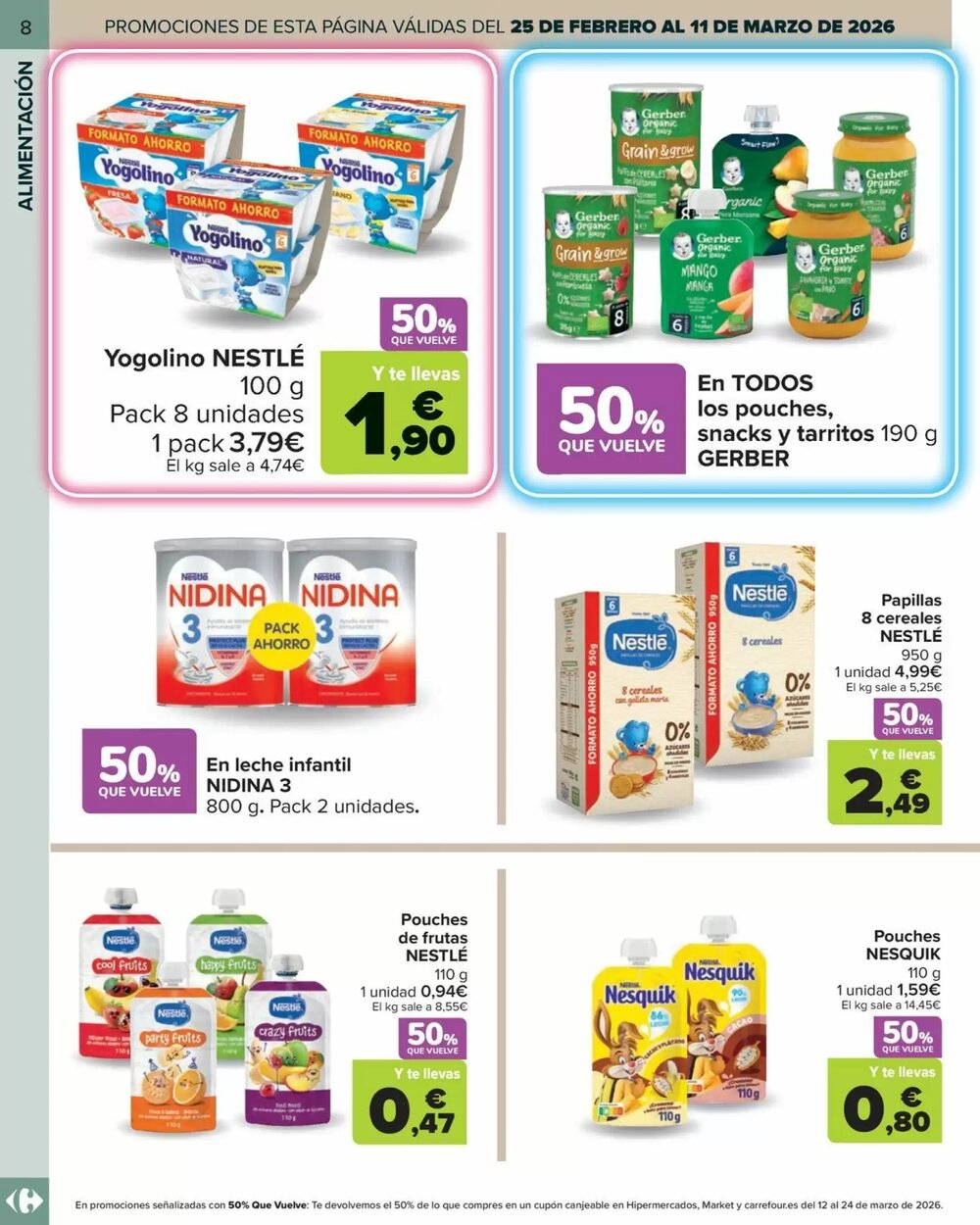 Folleto promocional de Carrefour válido desde el 25/02/2026 - Página 8.