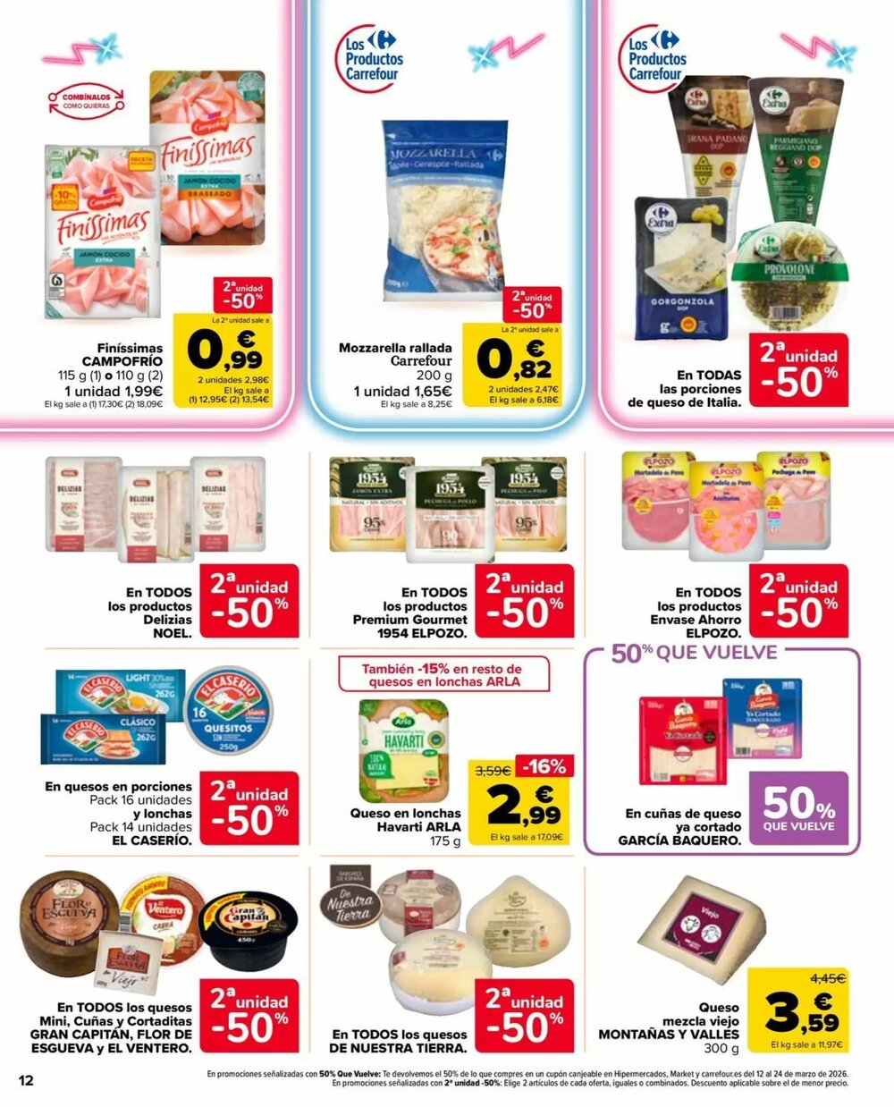 Folleto promocional de Carrefour Market válido desde el 25/02/2026 - Página 12.
