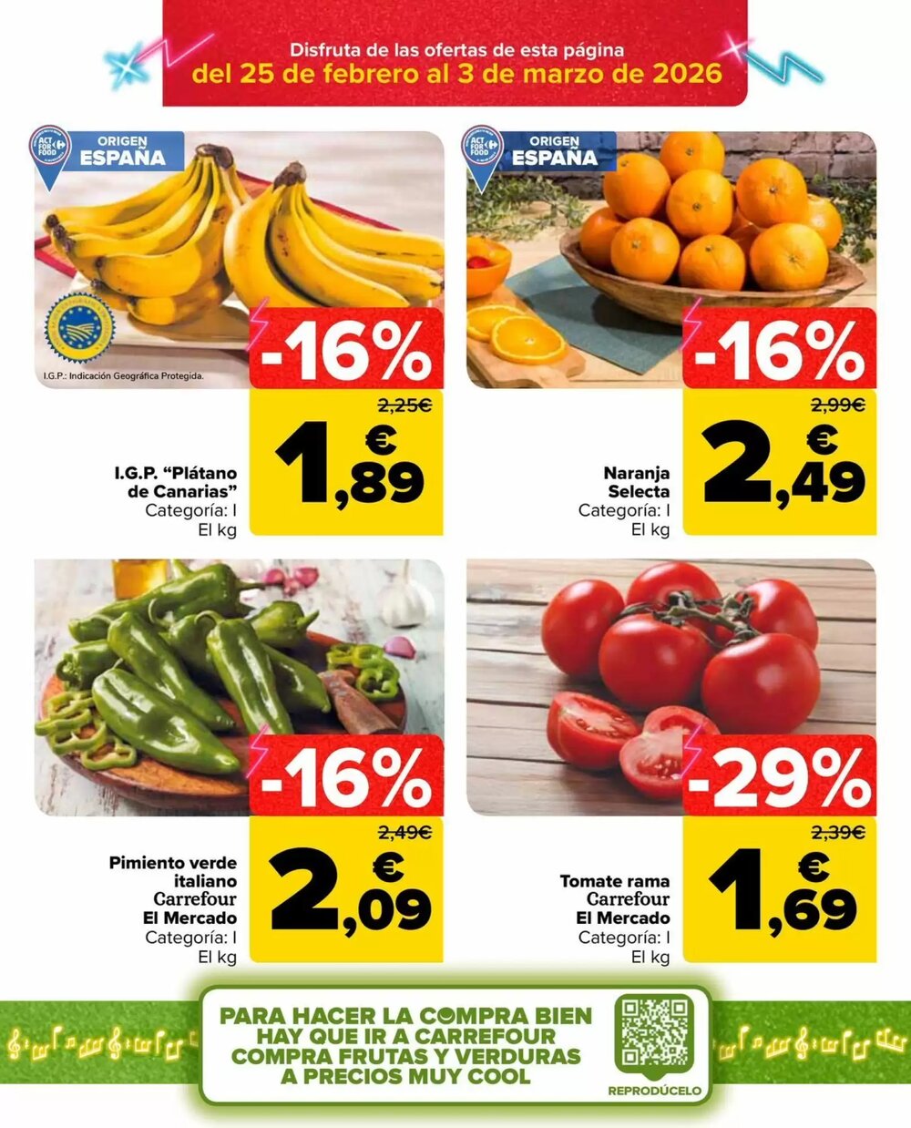 Folleto promocional de Carrefour Market válido desde el 25/02/2026 - Página 7.