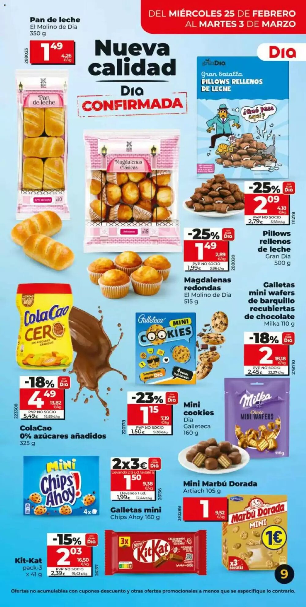 Folleto promocional de Dia válido desde el 25/02/2026 - Página 9.