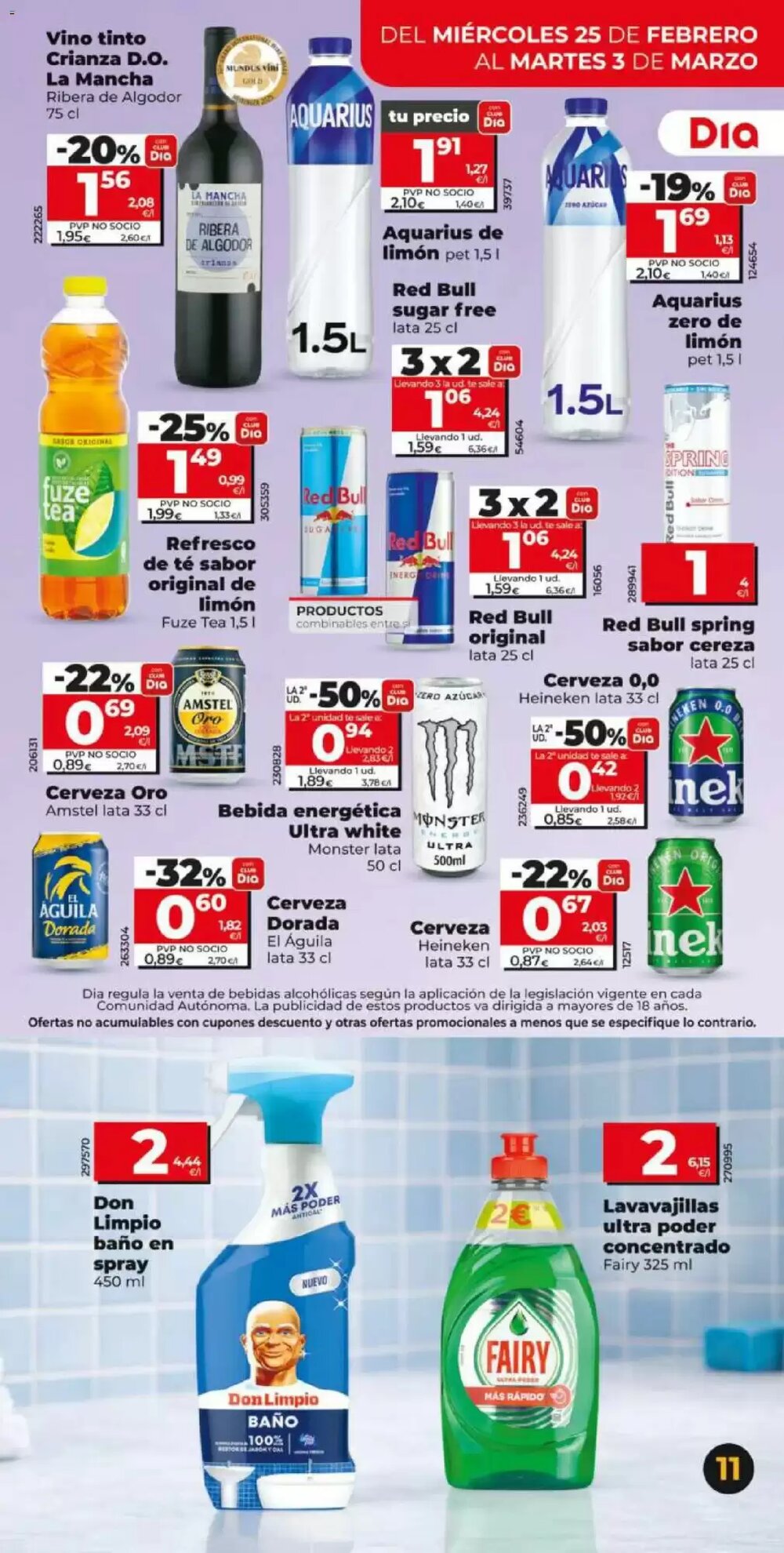 Folleto promocional de Dia válido desde el 25/02/2026 - Página 11.