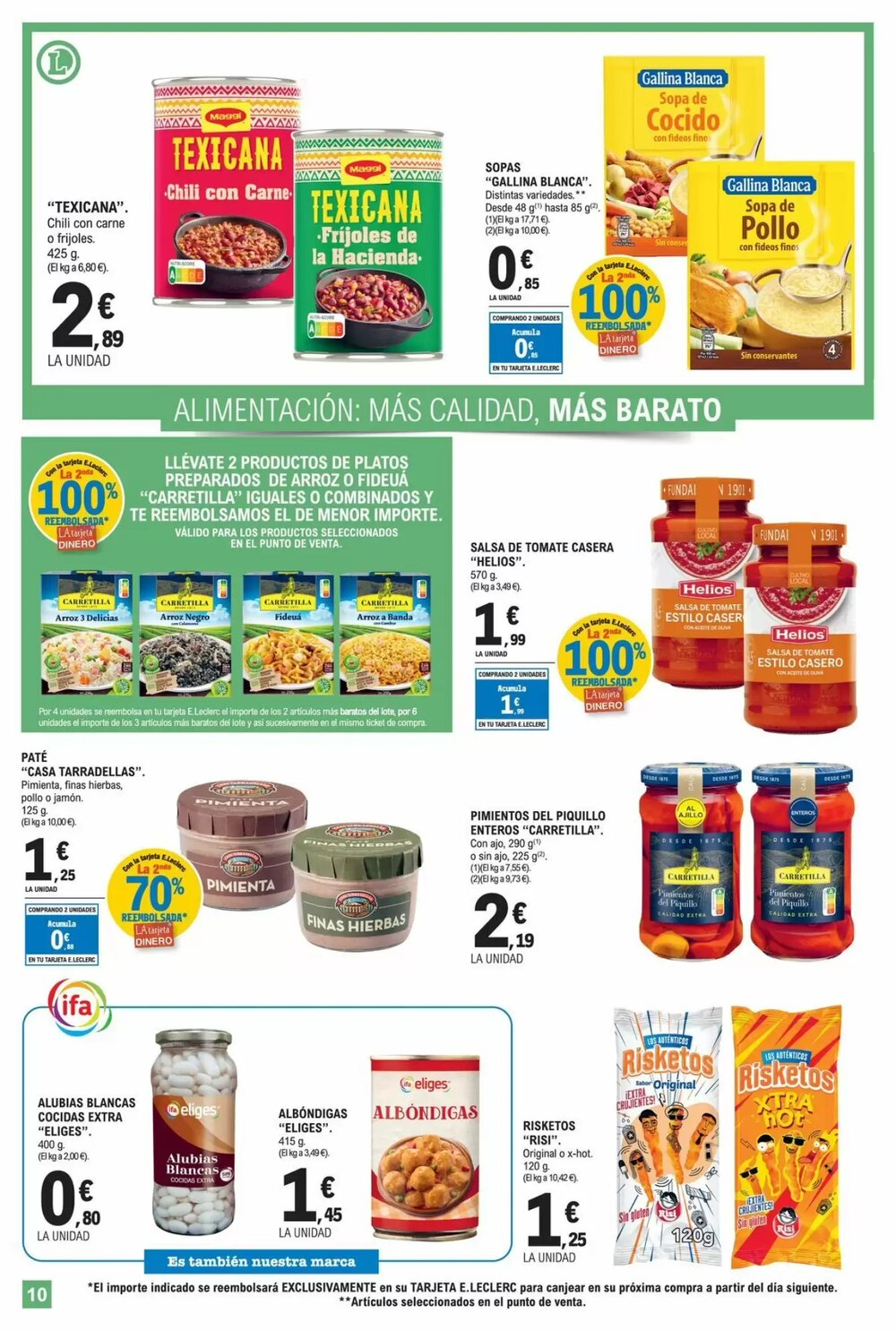 Folleto promocional de E.Leclerc válido desde el 25/02/2026 - Página 10.