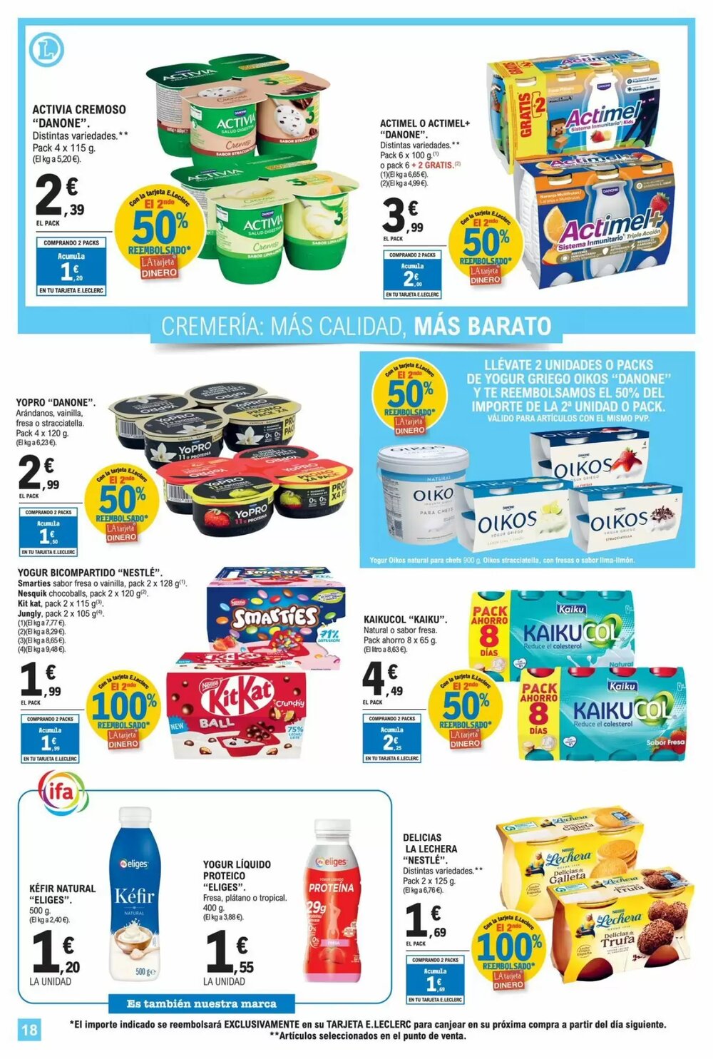 Folleto promocional de E.Leclerc válido desde el 25/02/2026 - Página 18.