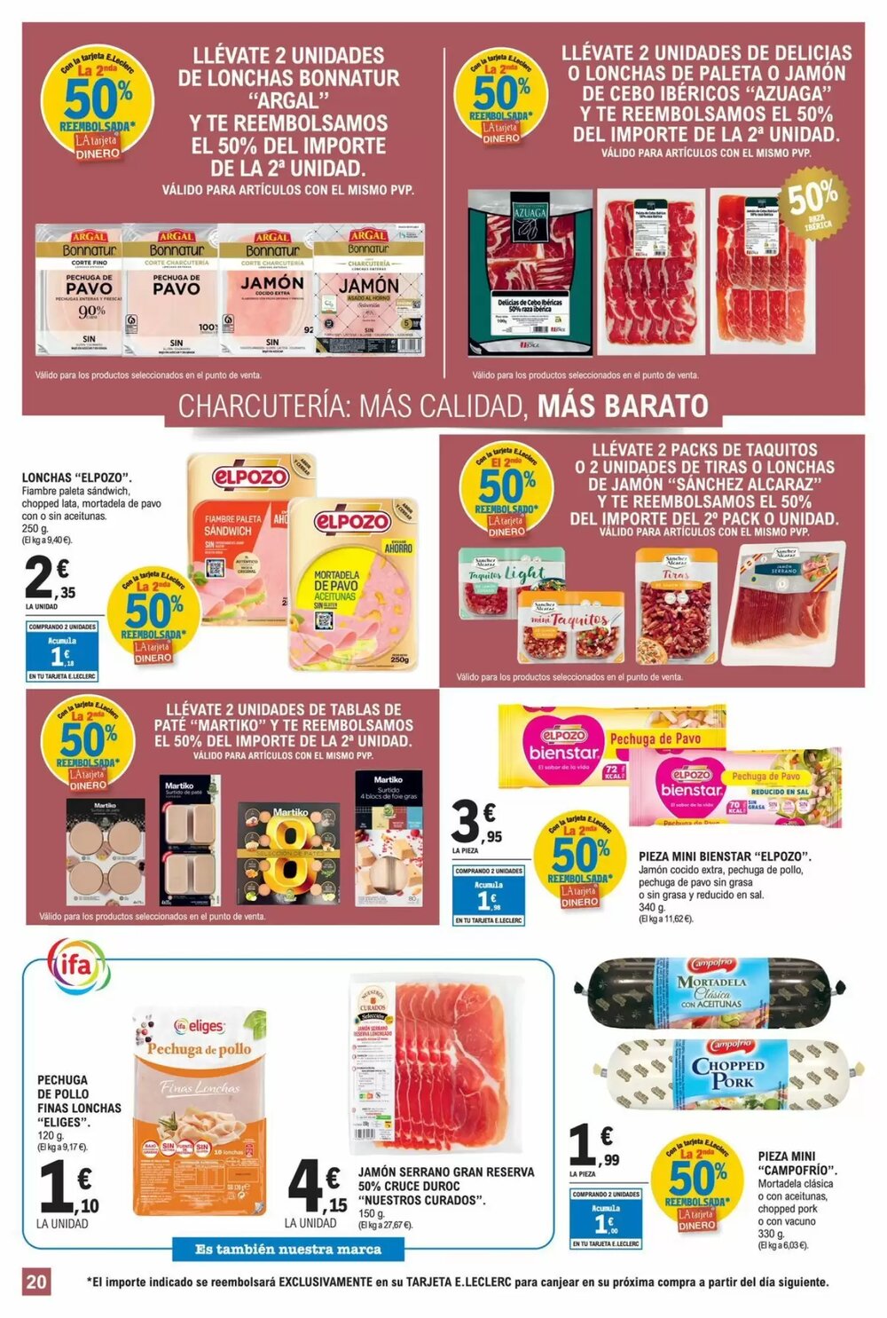 Folleto promocional de E.Leclerc válido desde el 25/02/2026 - Página 20.