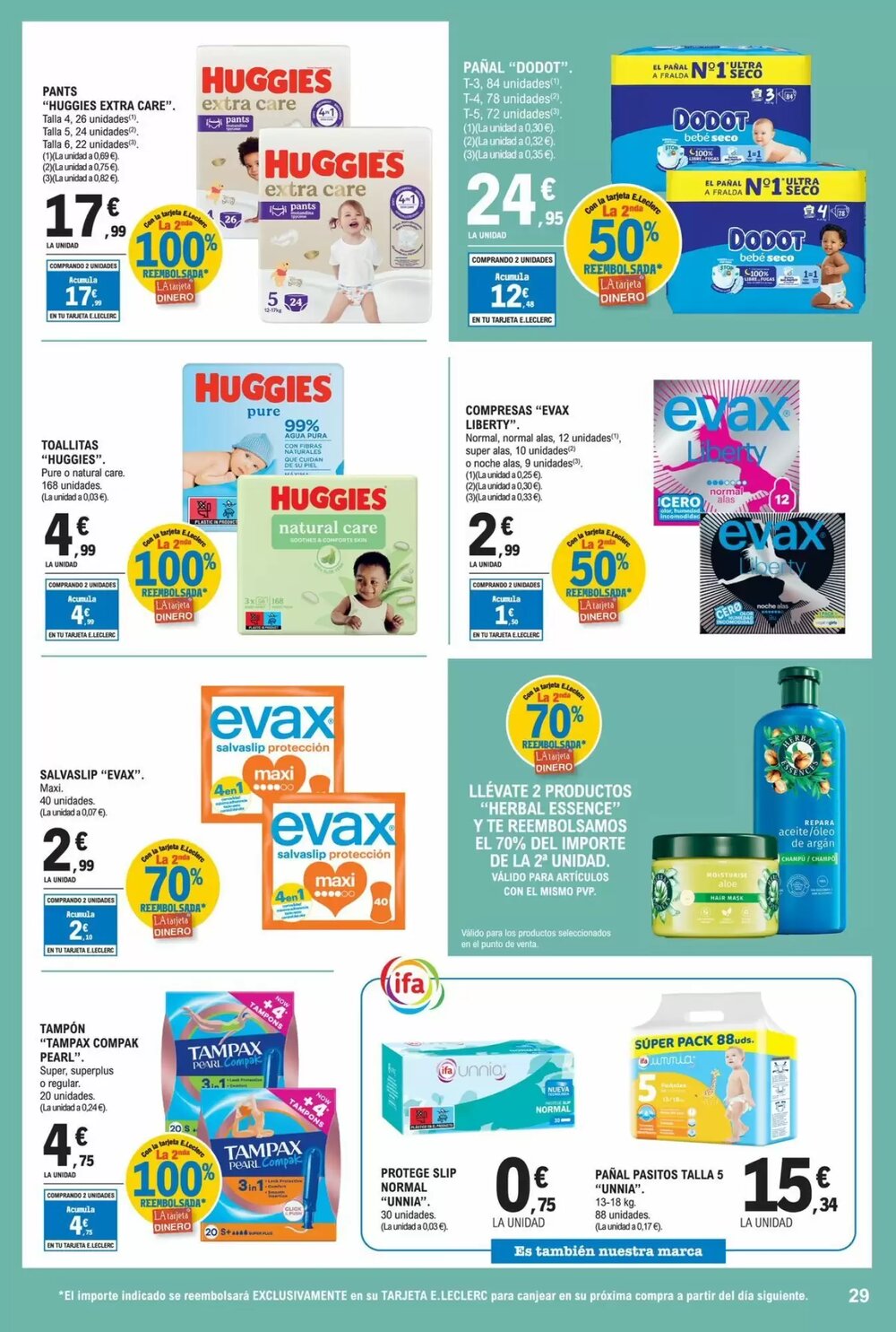 Folleto promocional de E.Leclerc válido desde el 25/02/2026 - Página 29.