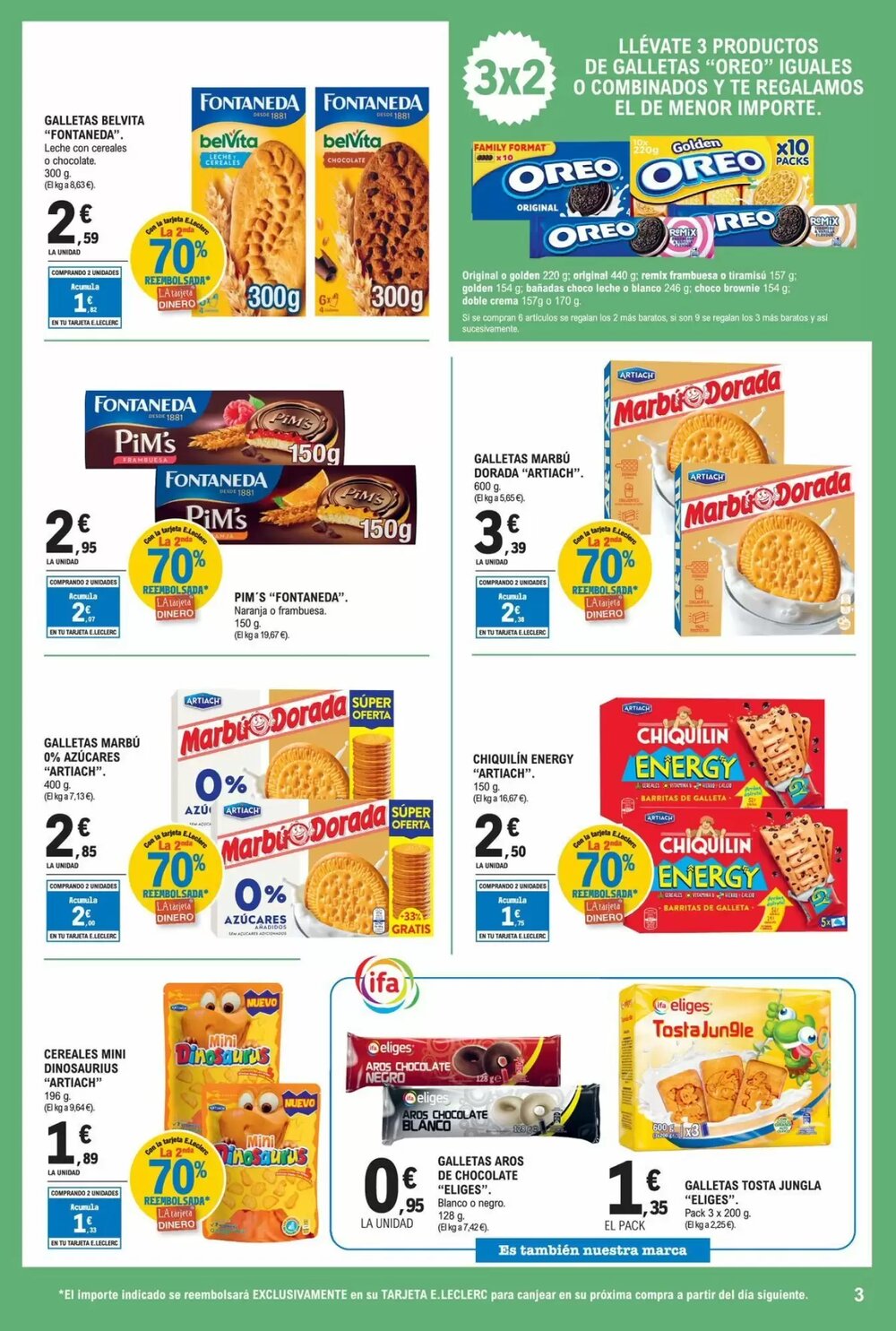 Folleto promocional de E.Leclerc válido desde el 25/02/2026 - Página 3.