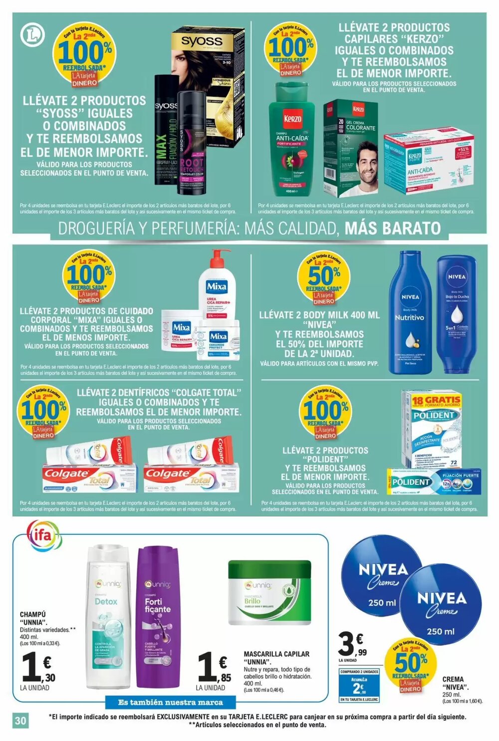 Folleto promocional de E.Leclerc válido desde el 25/02/2026 - Página 30.