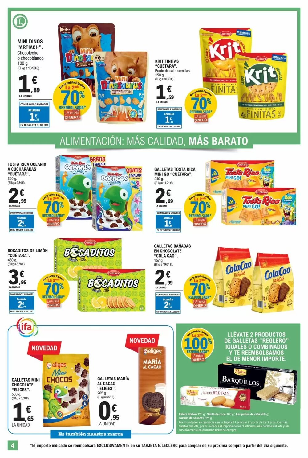 Folleto promocional de E.Leclerc válido desde el 25/02/2026 - Página 4.