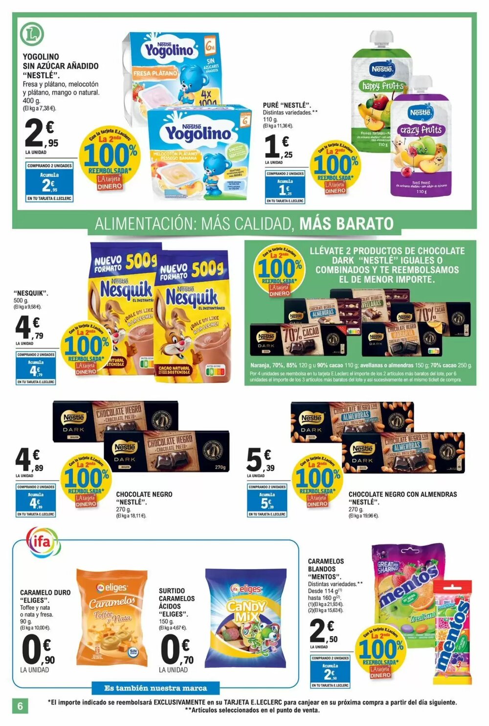 Folleto promocional de E.Leclerc válido desde el 25/02/2026 - Página 6.